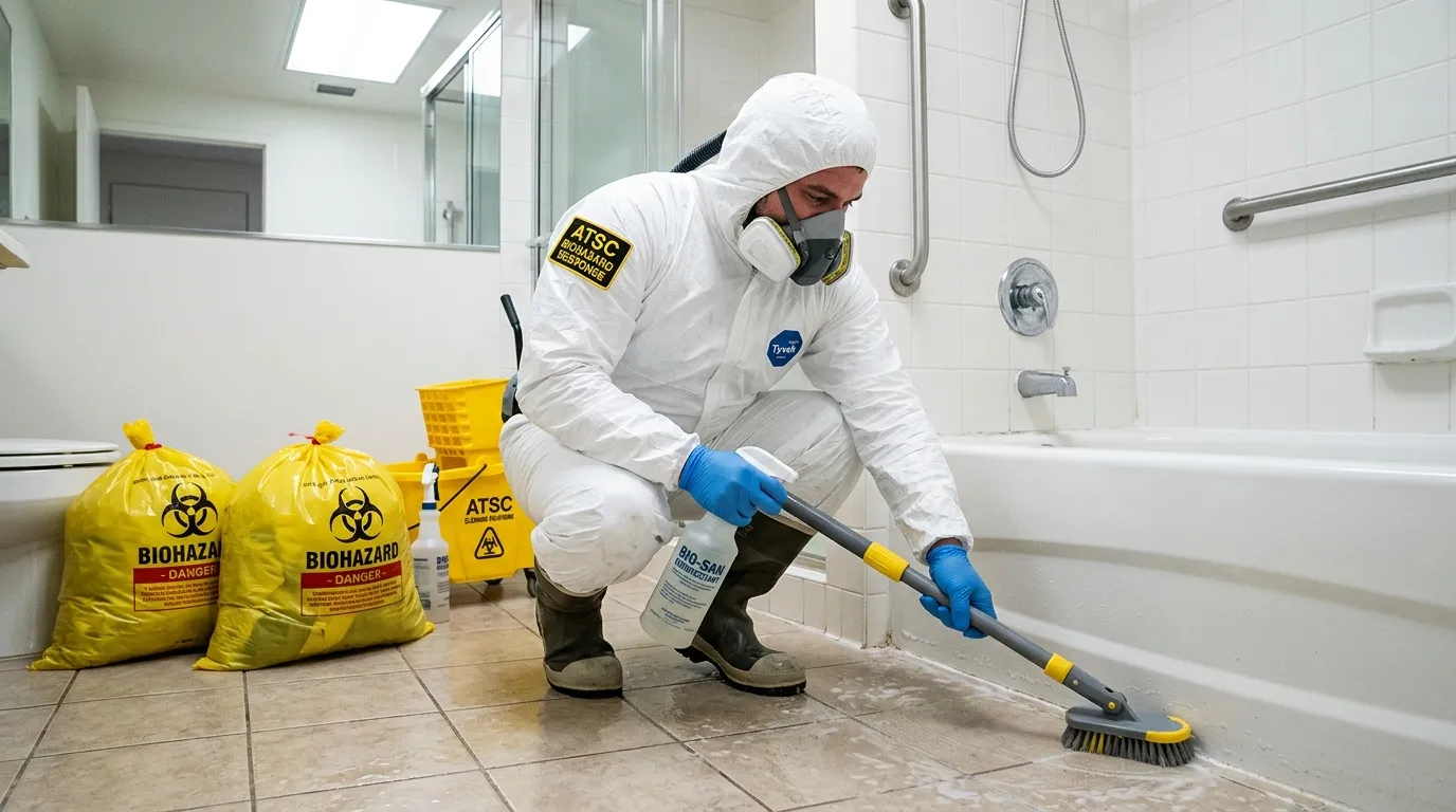 Decontamination equipment deployed for Blood Cleanup in Huntington Park